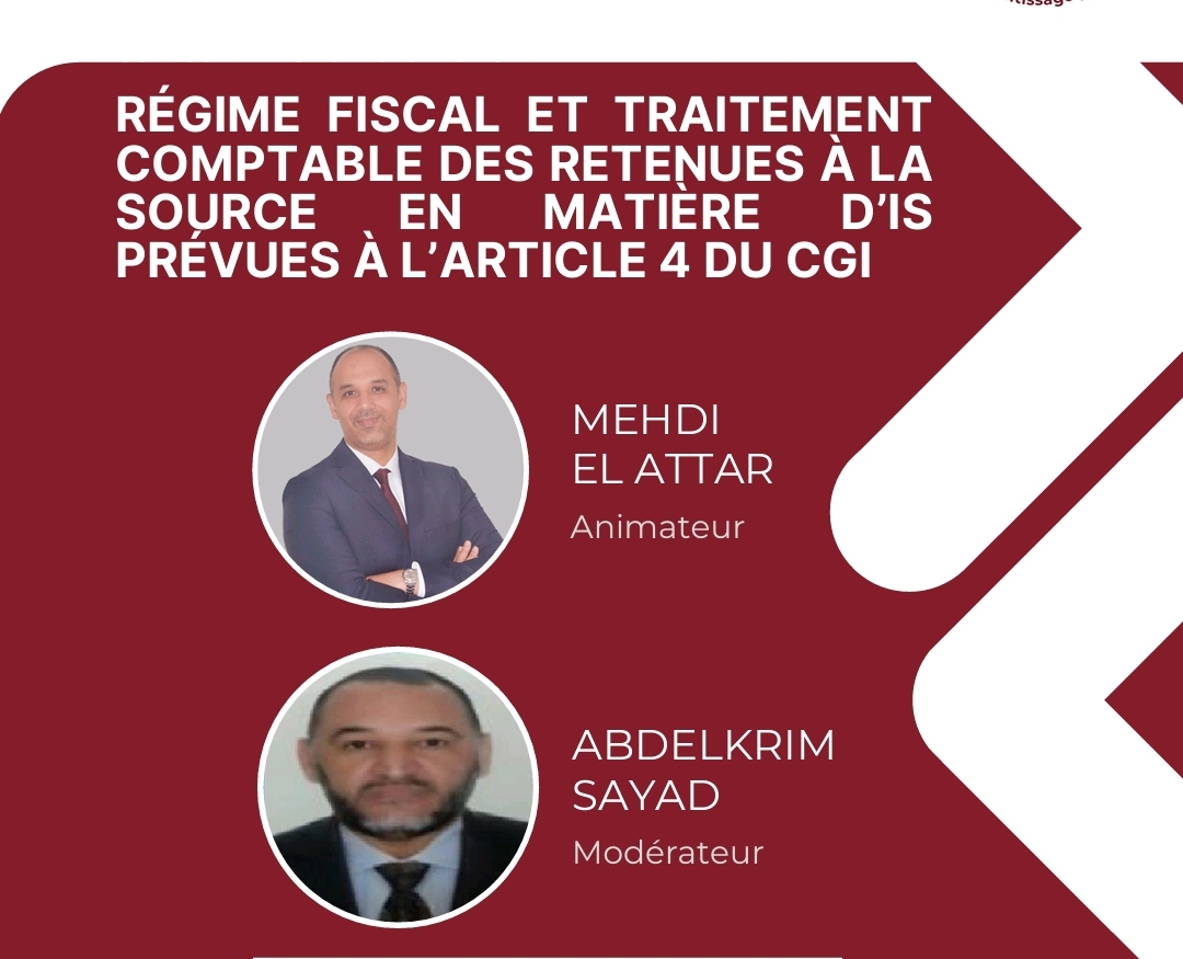 Séminaire : Retenus à la source / IS